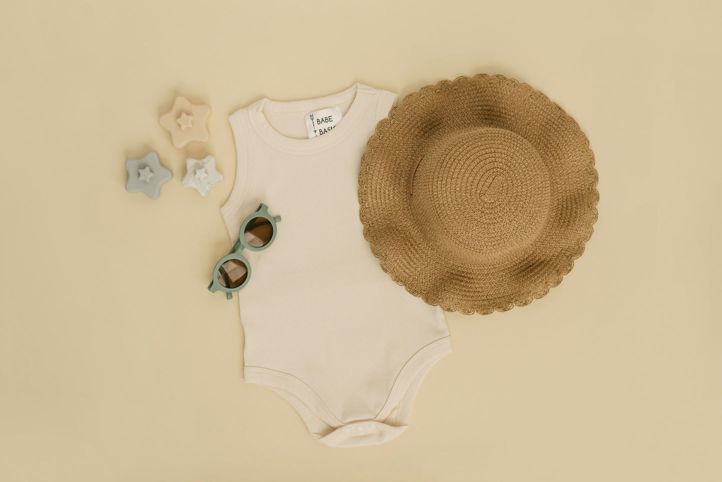 Ribbed Summer Baby Romper