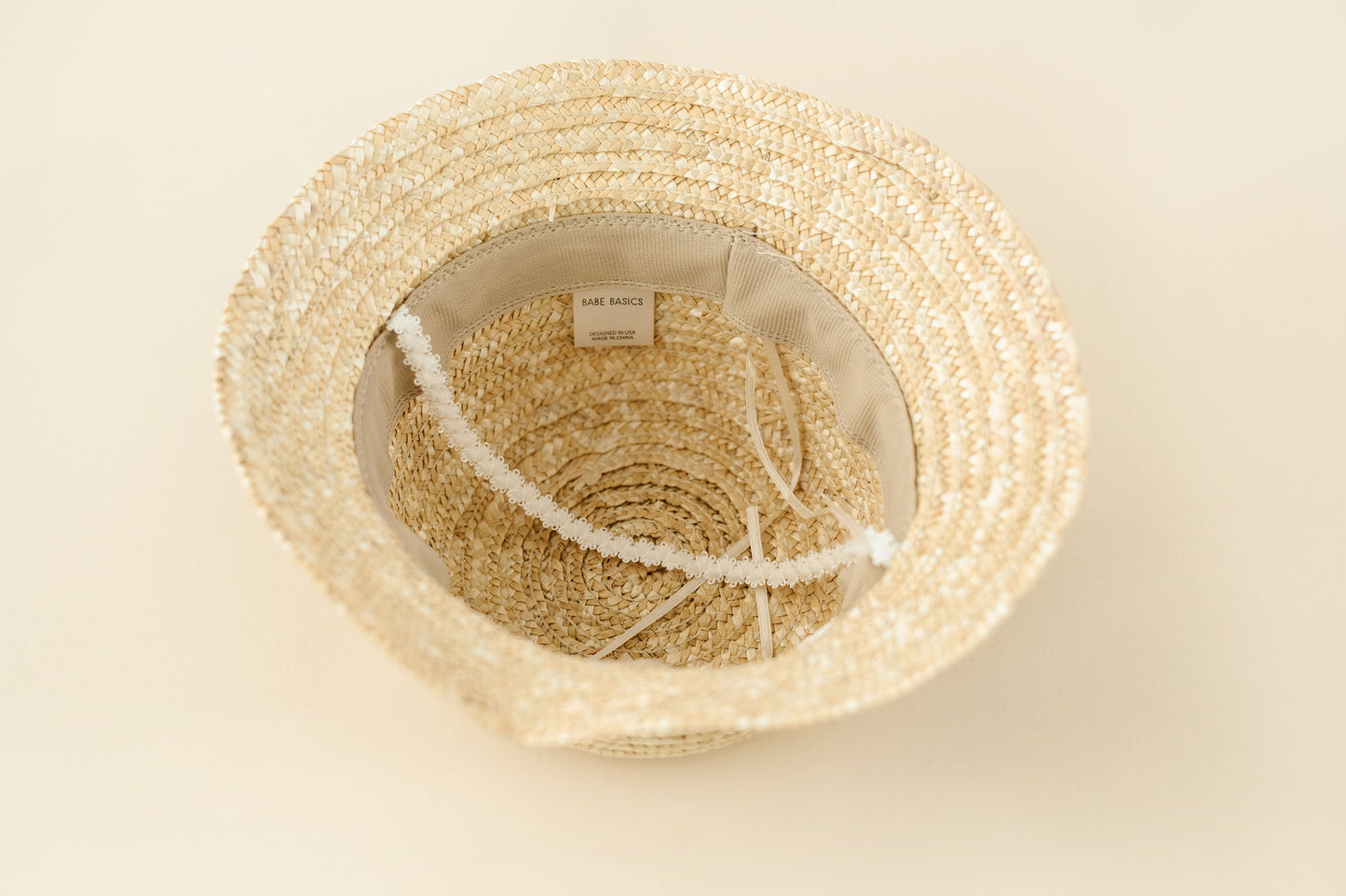 Unisex Straw Baby Hat