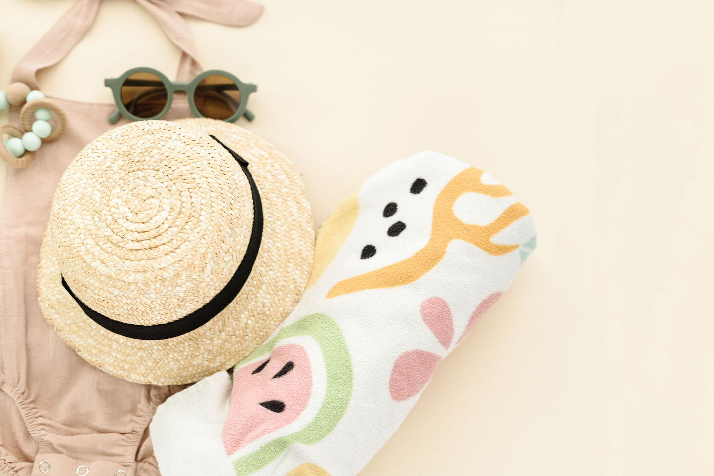 Unisex Straw Baby Hat