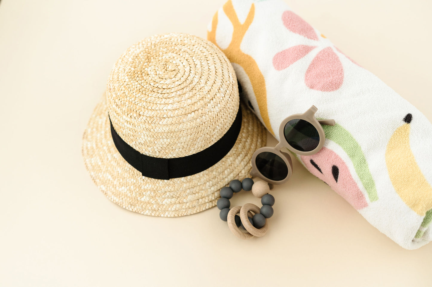 Unisex Straw Baby Hat