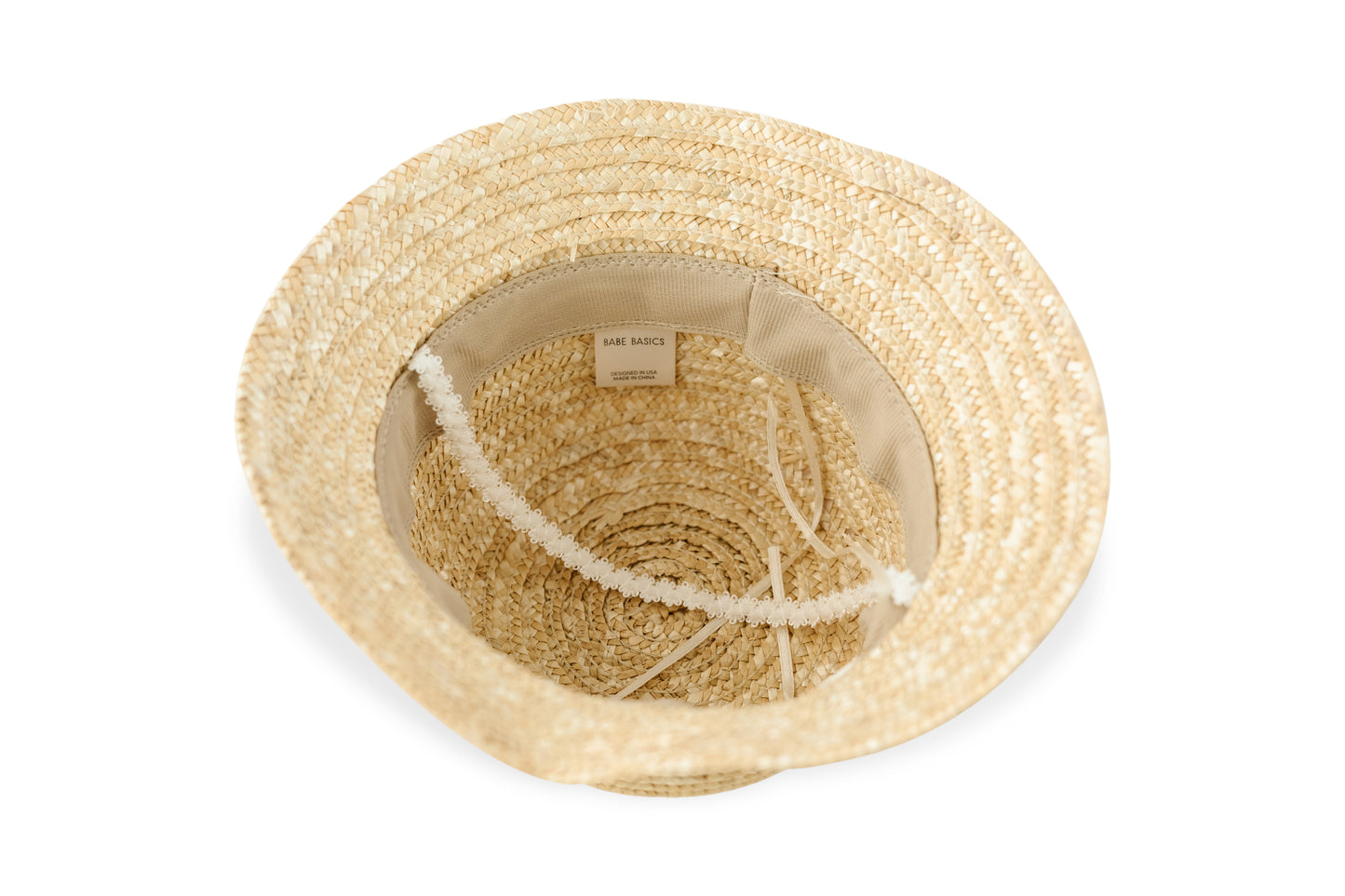 Unisex Straw Baby Hat