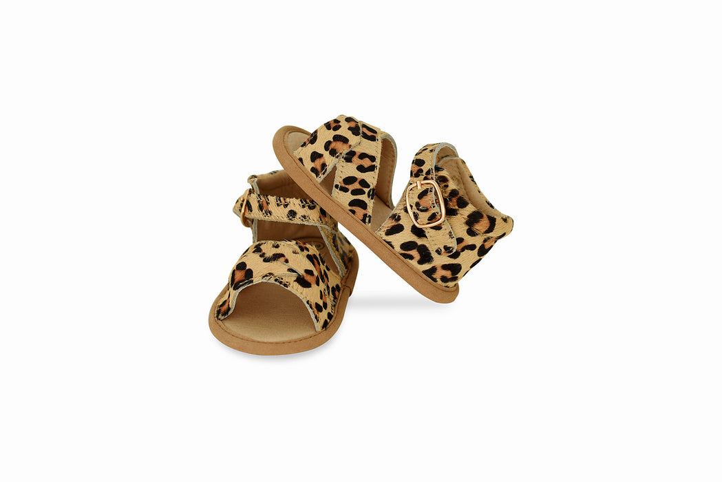 Leopard Baby Sandals - Babe Basics