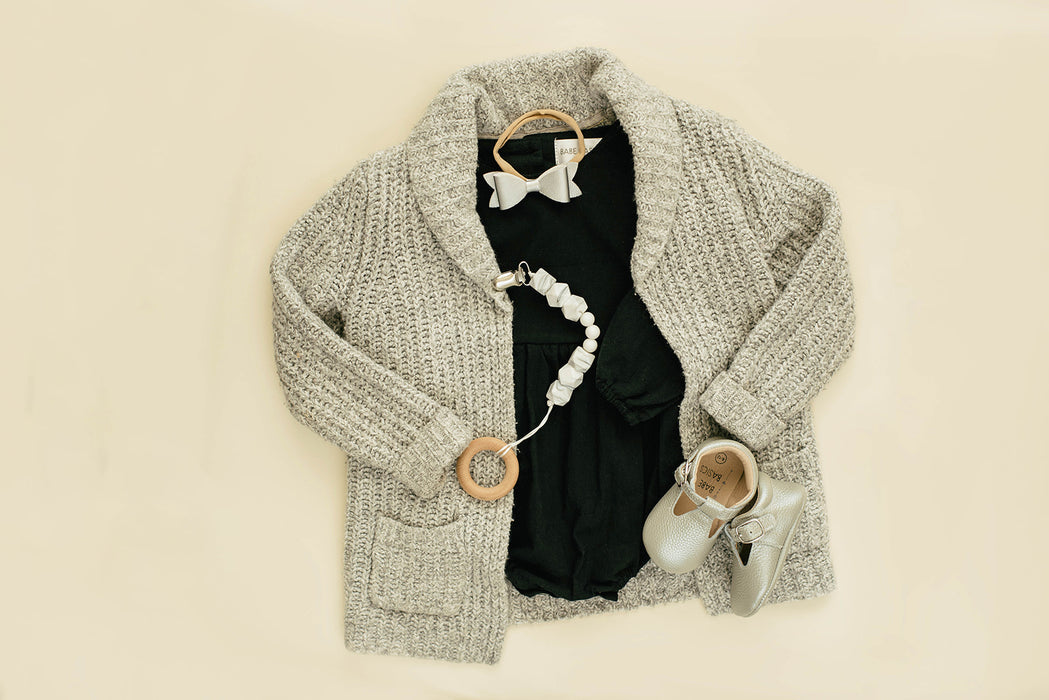 Black Linen Flutter Sleeve Romper - Babe Basics