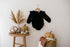 Black Linen Flutter Sleeve Romper - Babe Basics