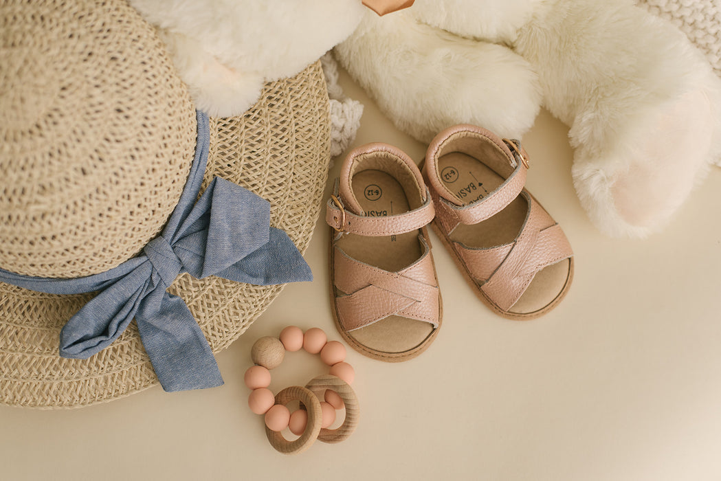 Peach Teething Rattle - Babe Basics