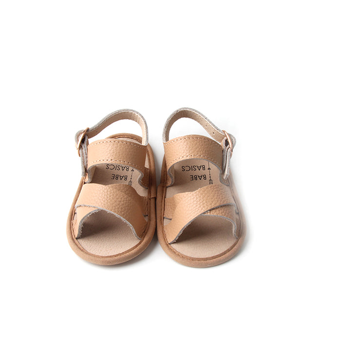 Strappy Leather Sandals - Babe Basics