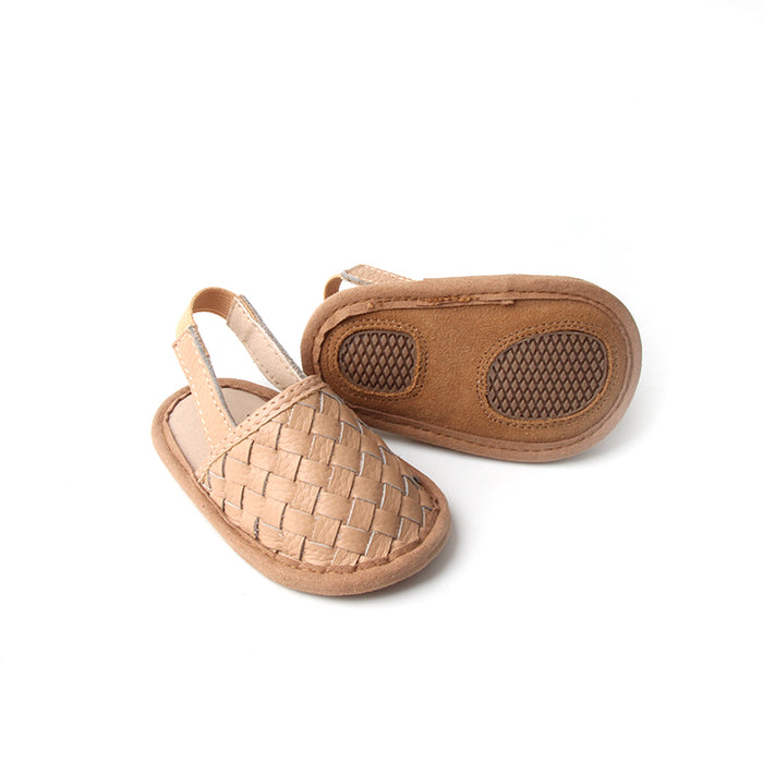 Woven Leather Sandals - Babe Basics