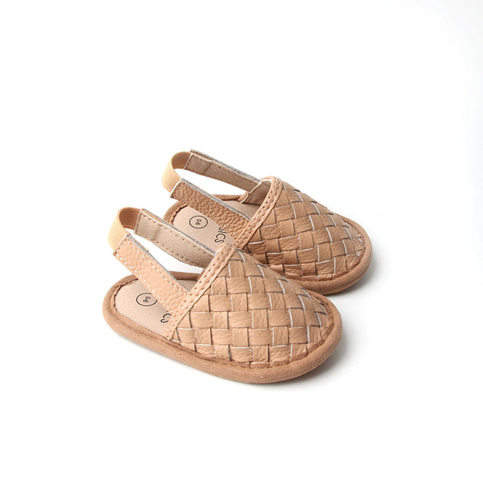 Woven Leather Sandals - Babe Basics