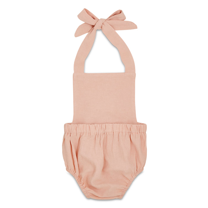 Blush Halter Romper - Babe Basics