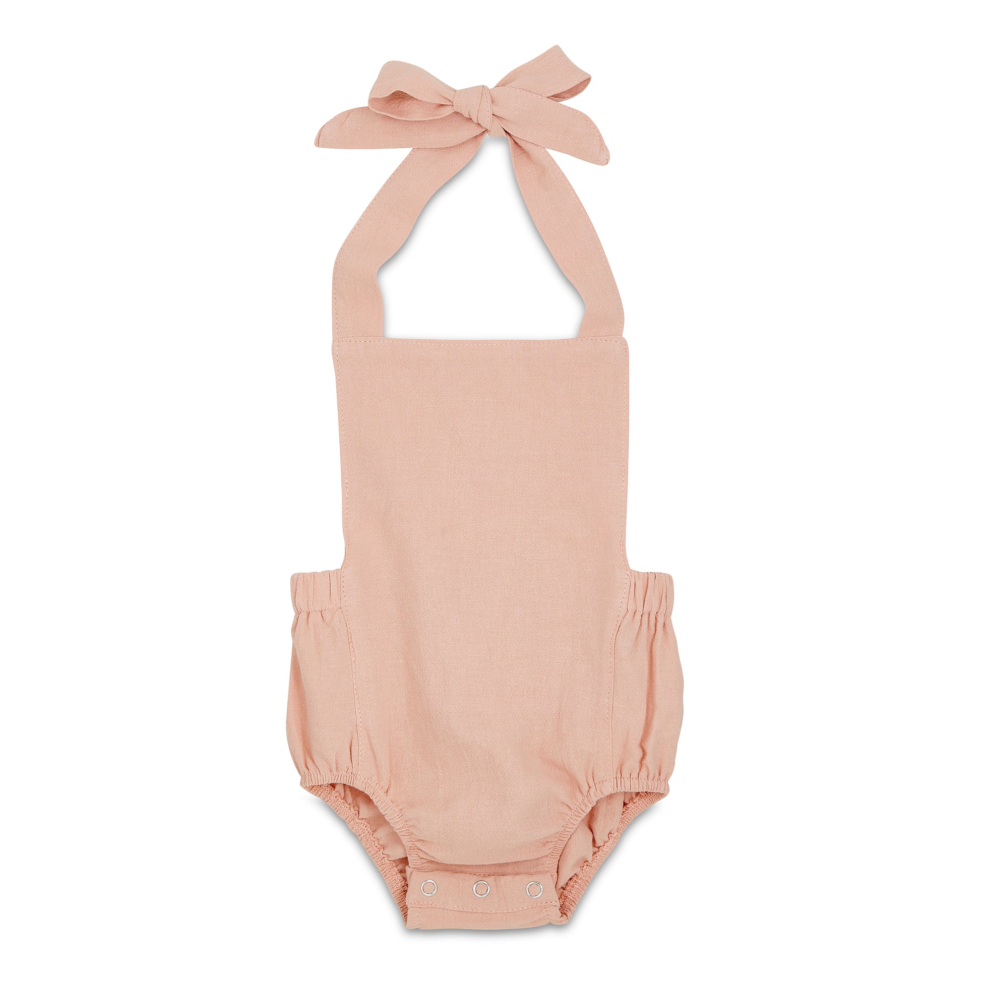 Blush Halter Romper - Babe Basics