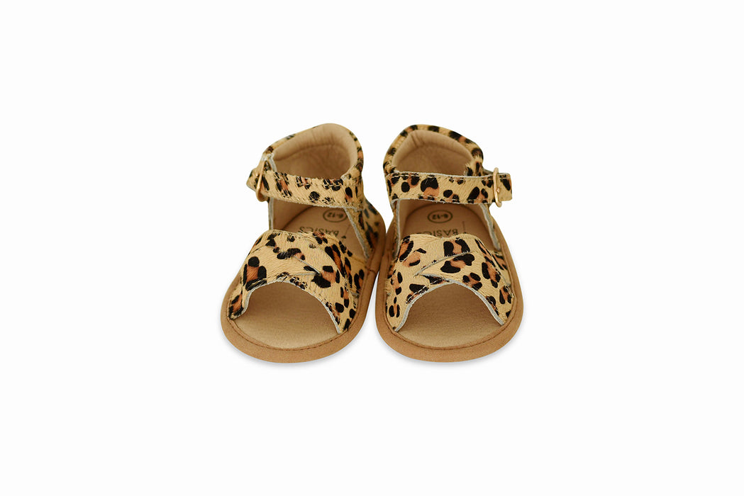 Leopard Baby Sandals - Babe Basics