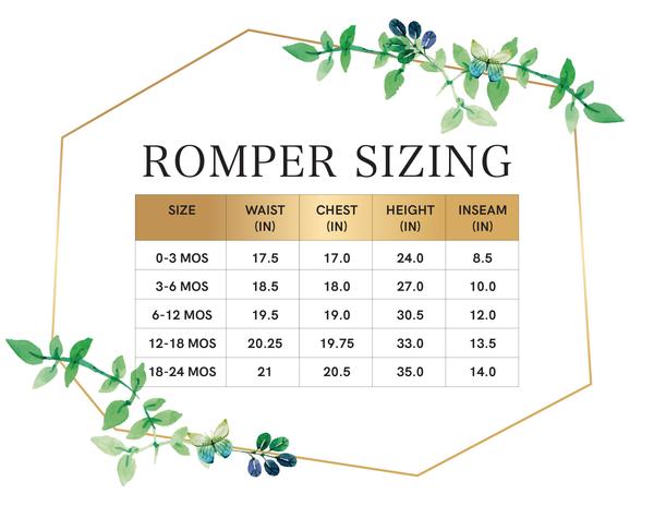 Navy Crop Linen Romper - Babe Basics